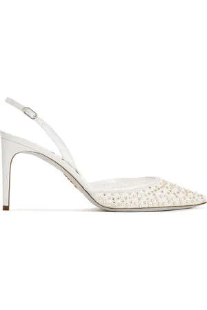 RENE CAOVILLA Crystal-embellished pumps
