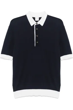 ELEVENTY Ribbed polo shirt