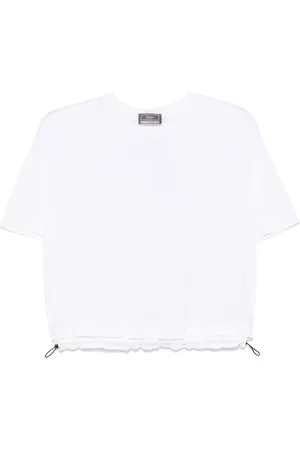 HERNO Drawstring-hem T-shirt