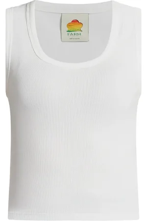 Farm Rio Embroidered-motif top