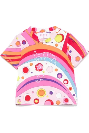 PUCCI Junior Iride-print T-shirt