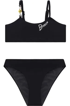 BARROW Logo-embroidered bikini set