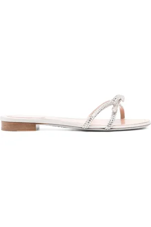 RENE CAOVILLA Crystal embellishment sandals