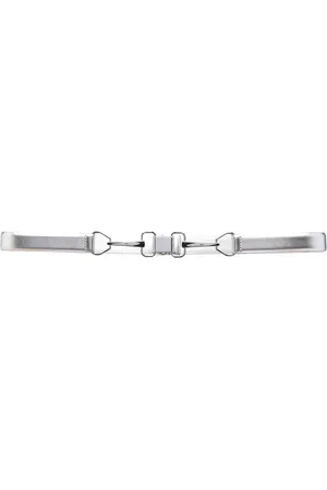 Maje Laminated-leather belt