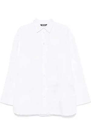 ROTATE Floral-appliqué shirt