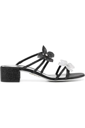 RENE CAOVILLA Crystal embellishment sandals