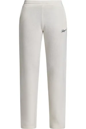 Sporty & Rich Logo-embroidered track pants