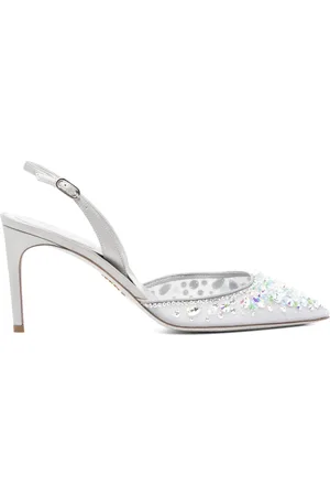 RENE CAOVILLA Crystal embellishment pumps