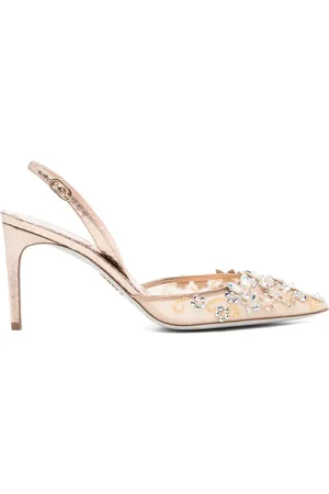 RENE CAOVILLA Crystal embellishment pumps