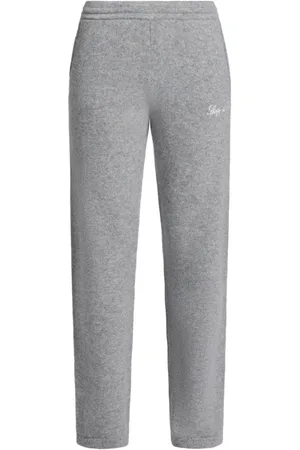 Sporty & Rich Logo-embroidered track pants