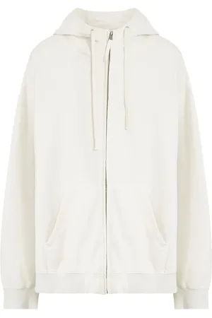 Maison Margiela Zipped drawstring hoodie