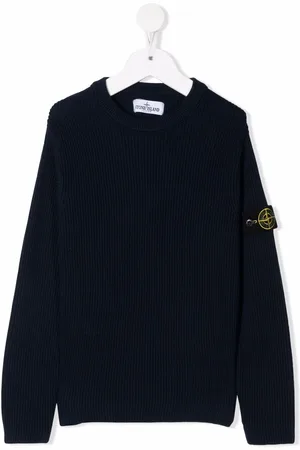 Stone Island Logo-patch sleeve jumper