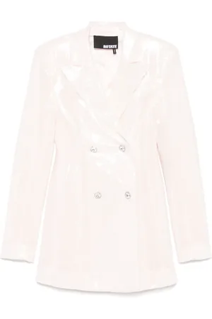 ROTATE Sequinned blazer-style mini dress