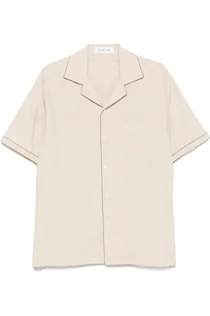 Lanvin Logo-patch shirt