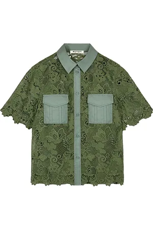 PORTS 1961 Chantilly-lace shirt