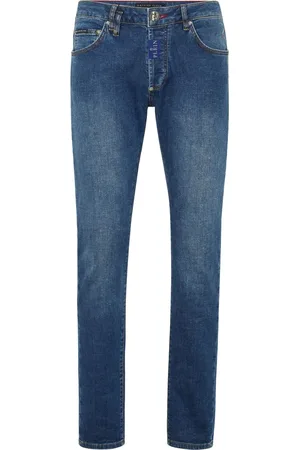 Philipp Plein Logo-plaque jeans