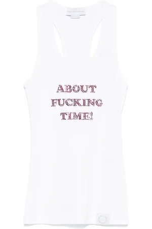 Stella McCartney Crystal-embellished tank top
