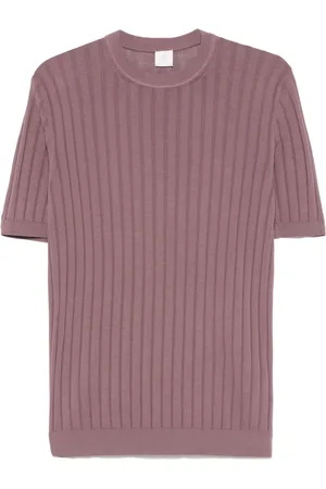 ELEVENTY Ribbed-knit T-shirt