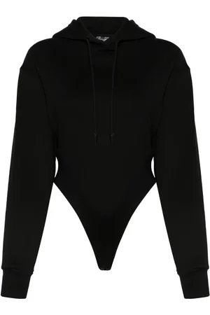 MUGLER Fleece hooded bodysuit