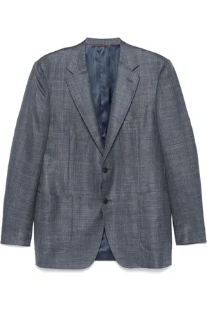 CANALI Slub-texture blazer