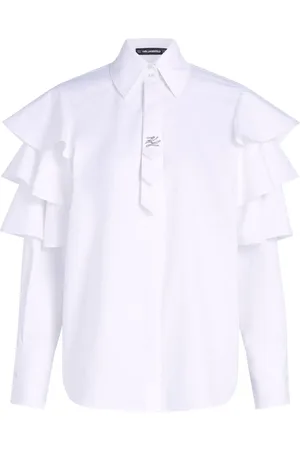 Karl Lagerfeld X Joann tie blouse