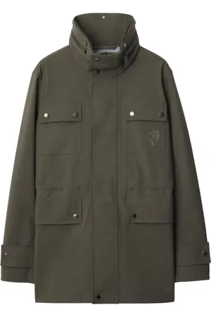Burberry B Shield-embroidered jacket