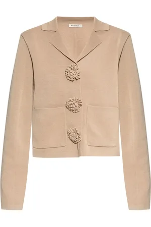 By Malene Birger Floral-appliqué cardigan