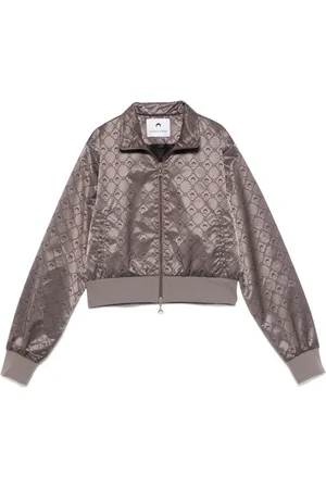 Marine Serre Jacquard track jacket