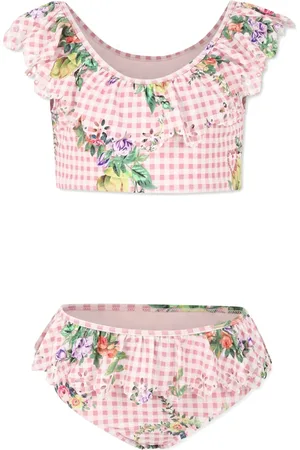 Camilla Check-pattern bikini