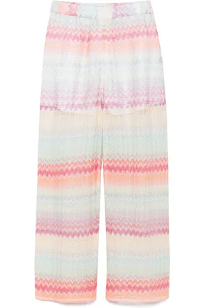 Missoni Zigzag-woven trousers