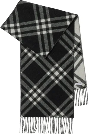 Burberry Checkered cashmere scarf