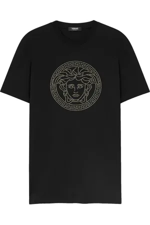 VERSACE Medusa embellished T-shirt