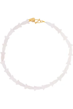 FORTE FORTE Gemstone-flowers necklace
