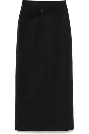 LEMAIRE Slited midi skirt