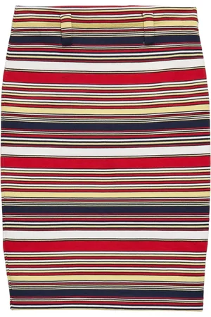 Prada Striped cotton skirt