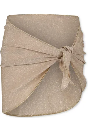 MC2 SAINT BARTH Lurex-detail beach skirt