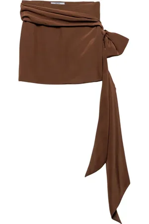 Prada Crepe de Chine mini skirt