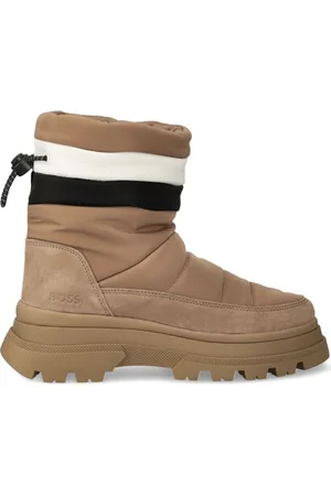 HUGO BOSS Quilted-panel boots