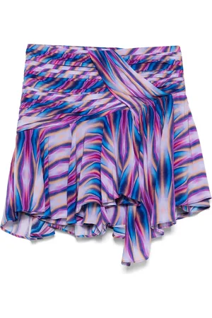 IRO Abstract-print skort