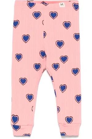 Mini Rodini Outlined-hearts leggings