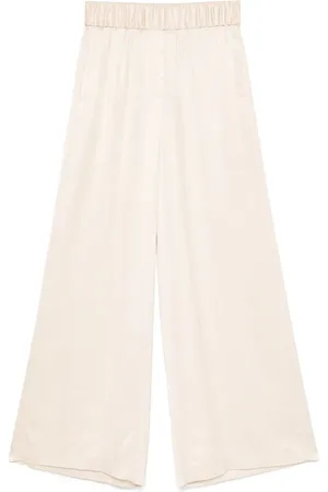 PESERICO SIGN Satin trousers