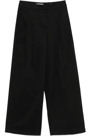 PESERICO SIGN Gabardine-weave trousers