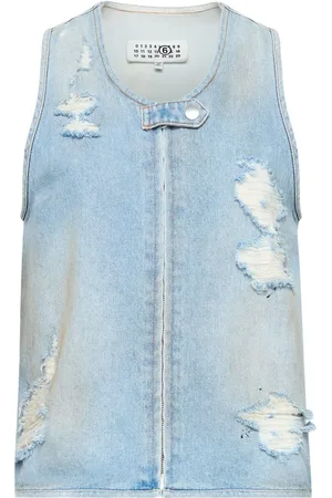 Maison Margiela Distressed effect waistcoat