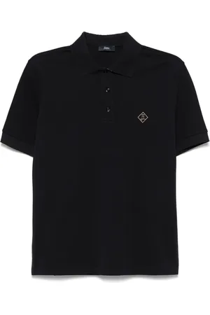 HERNO Embroidered-logo polo shirt