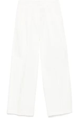 PESERICO SIGN Gabardine-weave trousers