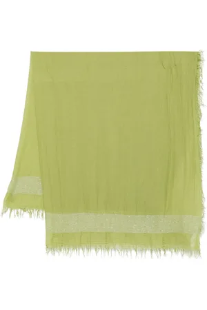 PESERICO SIGN Metallic-threading detailed scarf