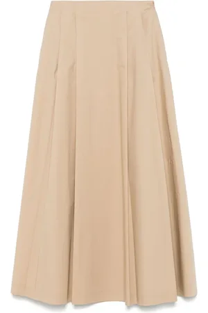 PESERICO SIGN Pleated maxi skirt