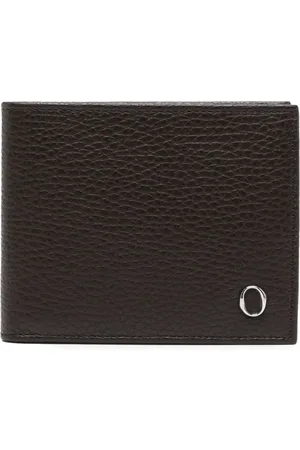 Orciani Micron bi-fold leather wallet