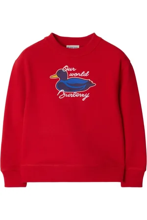Burberry Slogan-embroidered sweatshirt