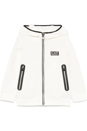 Emporio Armani Logo-appliqué hoodie